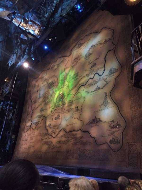 Gershwin Theatre, section: orchestra r, row: BB, seat: 12