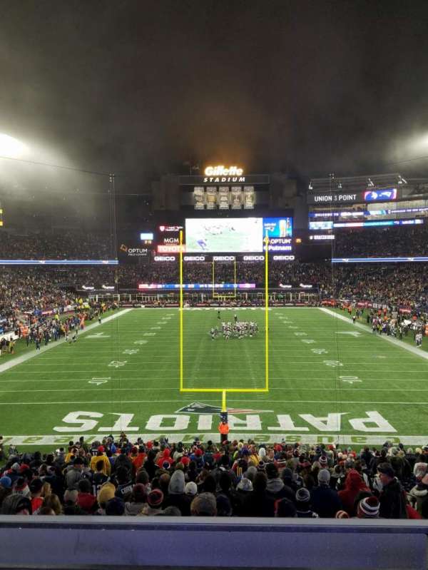 Gillette Stadium, section: 142, row: 36, seat: 7