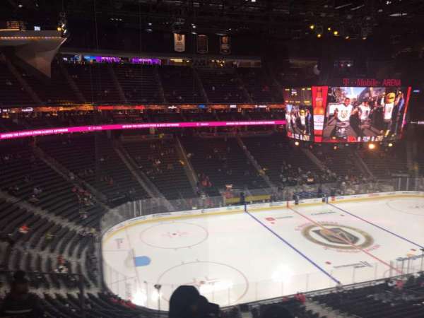 T-Mobile Arena, section: 219, row: D, seat: 10