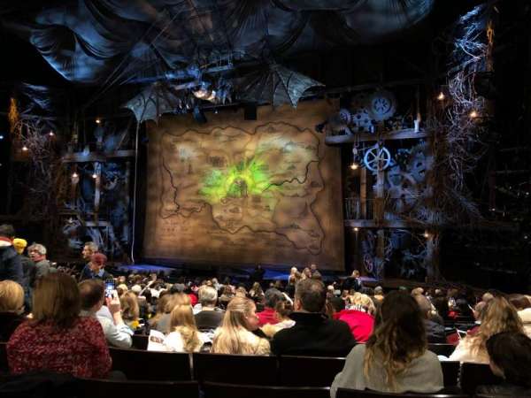 Gershwin Theatre, section: Orchestra R, row: Q, seat: 18
