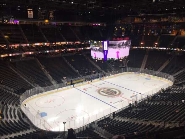 T-Mobile Arena, section: 219, row: K, seat: 4