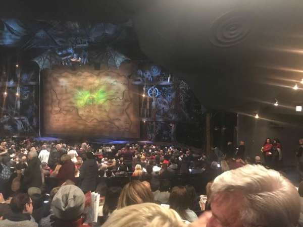 Gershwin Theatre, section: Orchestra L, row: W, seat: 13