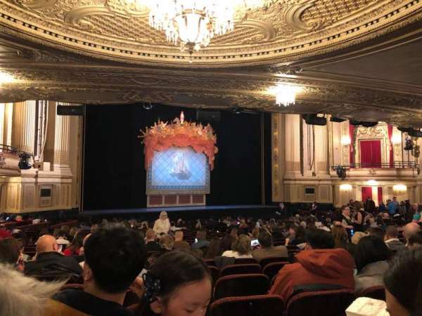 Citizens Bank Opera House, section: Orchestra LC, row: U, seat: 27
