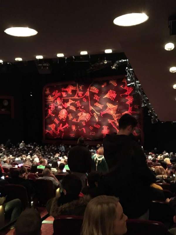 Minskoff Theatre, section: Orchestra R, row: YY, seat: 6