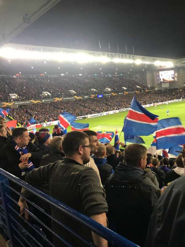 Ibrox Stadium, section: BF1, row: X, seat: 40