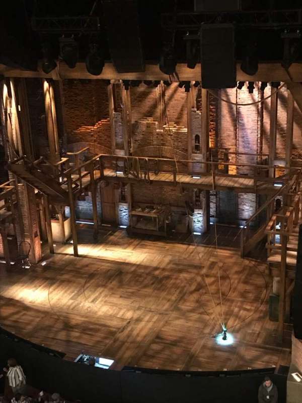 CIBC Theatre, section: Balcony R, row: A, seat: 2-4