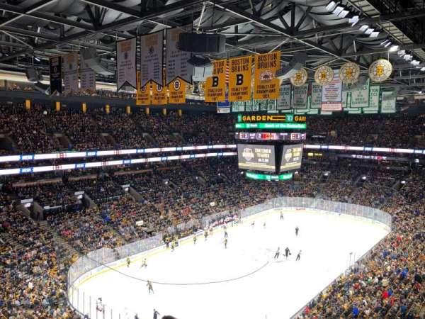 TD Garden, section: 321, row: 9, seat: 5