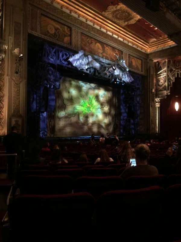 Hollywood Pantages Theatre, section: Orchestra L, row: W, seat: 17