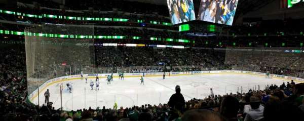 American Airlines Center, section: 109, row: V, seat: 4