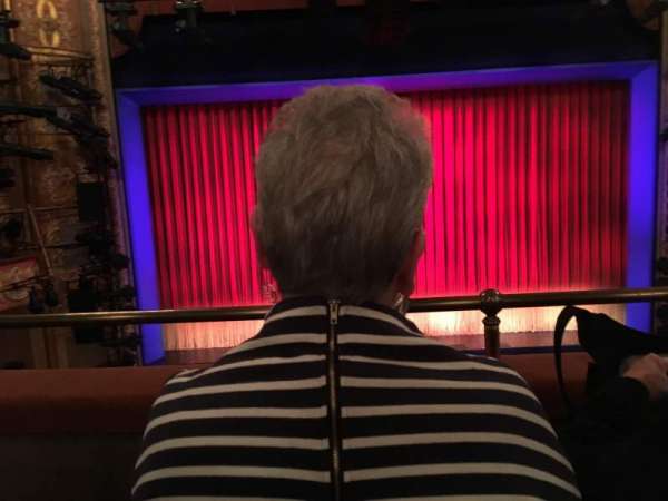 Longacre Theatre, section: Mezzanine C, row: B, seat: 110