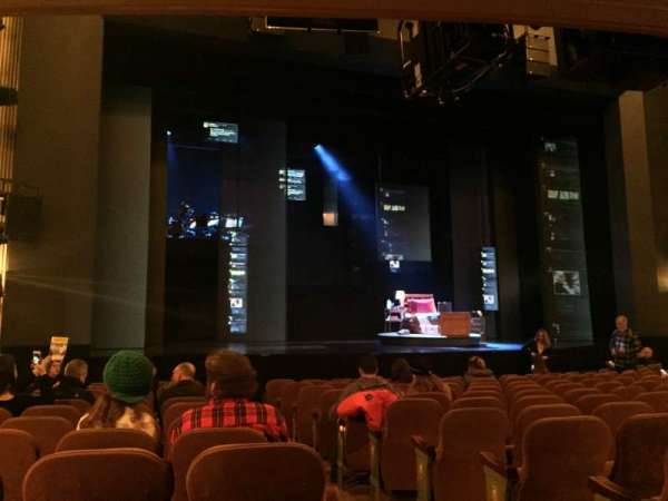 Music Box Theatre, section: Orchestra L, row: R, seat: 1
