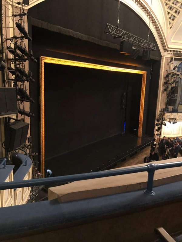 Ambassador Theatre, section: Front Mezzanine L, row: B, seat: 13