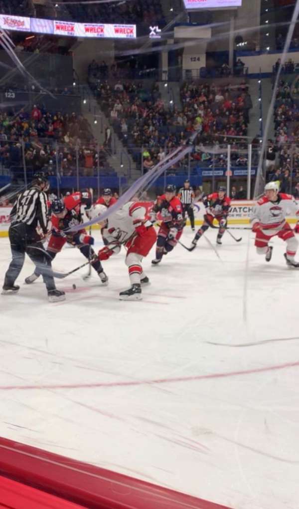 PeoplesBank Arena, section: 117, row: C, seat: 10