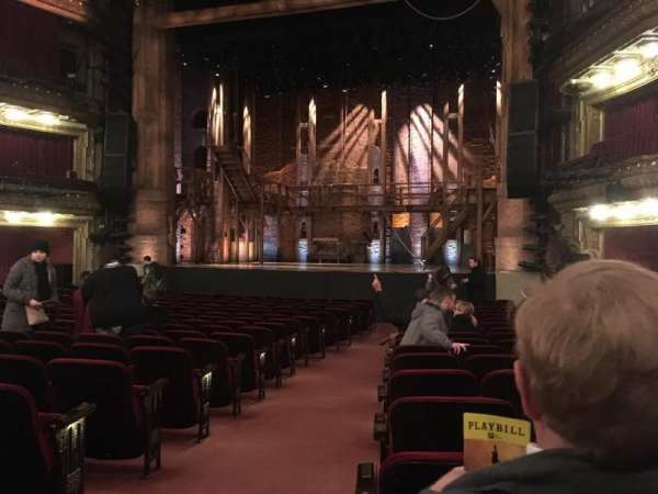 CIBC Theatre, section: Orchestra R, row: T, seat: 2