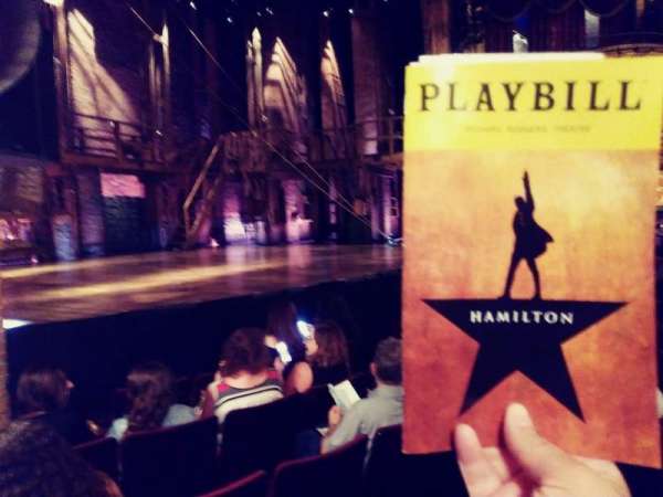 Richard Rodgers Theatre, section: Orchestra L, row: E, seat: 19