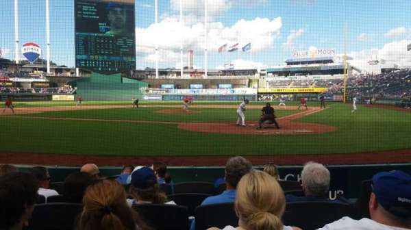 Kauffman Stadium, section: 126, row: A