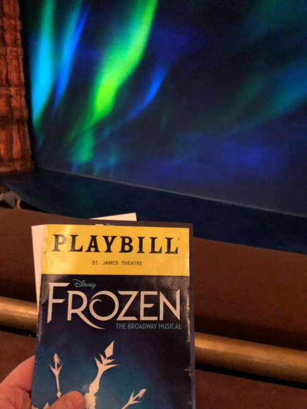 St. James Theatre, section: Mezzanine C, row: A, seat: 101