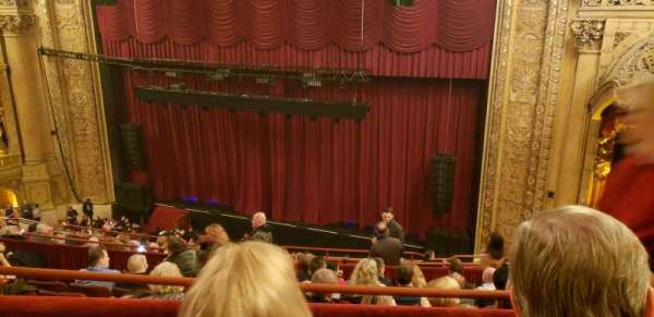 Chicago Theatre, section: balcony2R, row: G, seat: 112