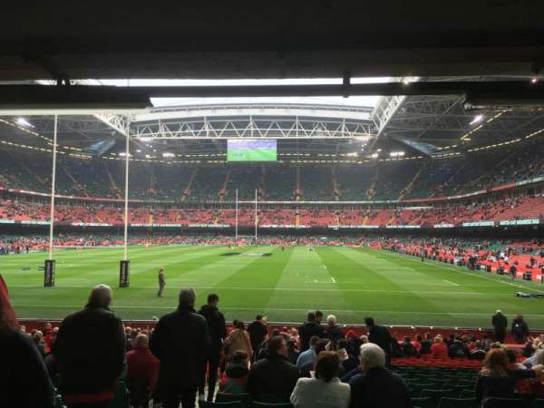 Principality Stadium, section: L39, row: 23, seat: 2