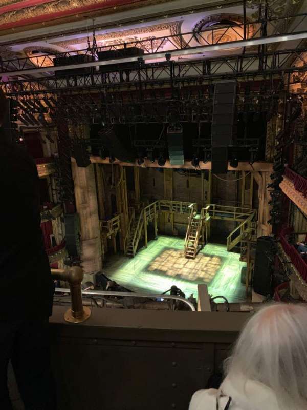 CIBC Theatre, section: Balcony R, row: B, seat: 4