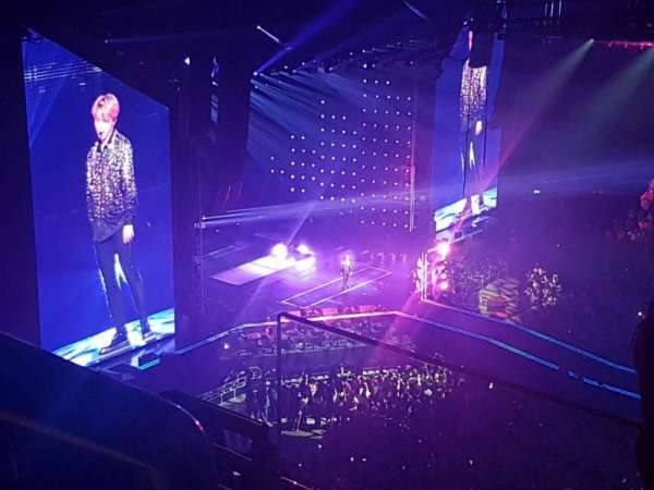 The O2, London, section: 404, row: J, seat: 539