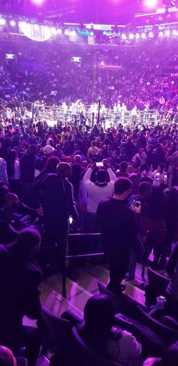 Barclays Center, section: 6, row: 8, seat: 1