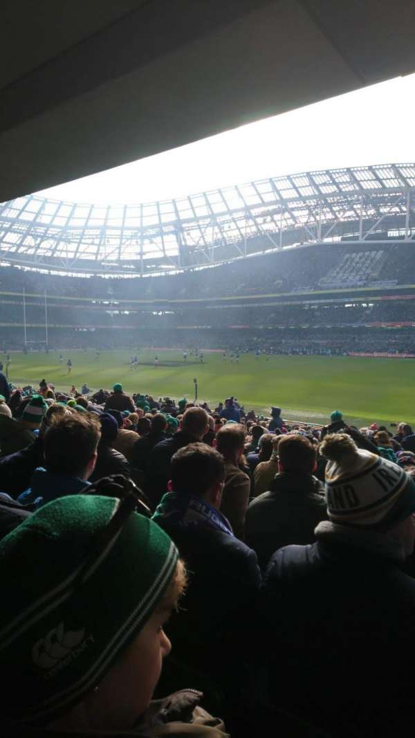 Aviva Stadium, section: 102, row: BB, seat: 19