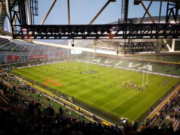 Aviva stadium, section: 520, row: X, seat: 17