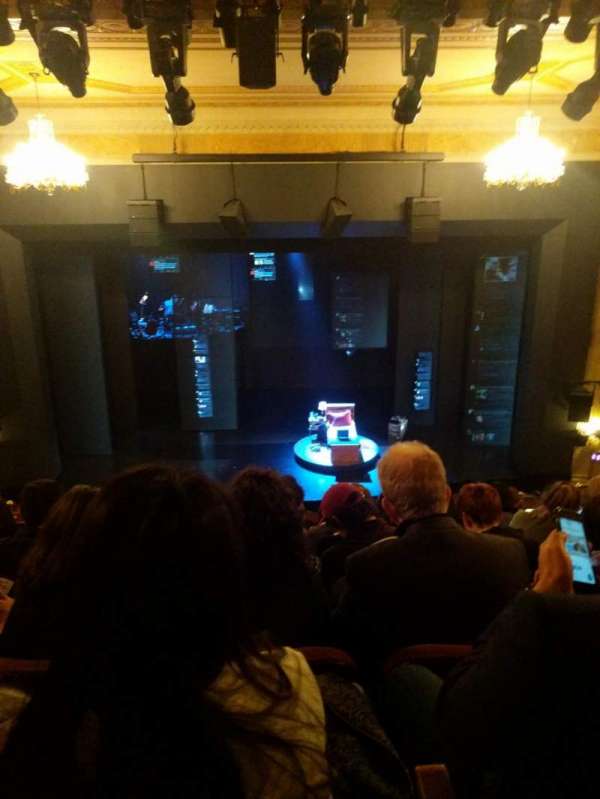 Music Box Theatre, section: Mezzanine C, row: H, seat: 107