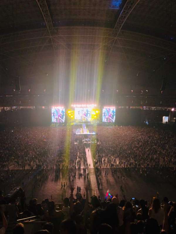 Singapore National Stadium, section: 613, row: Q, seat: 33