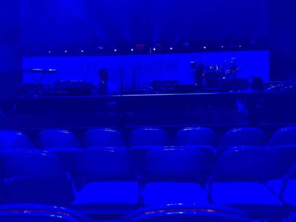 SAP Center, section: Floor 2, row: 4, seat: 5