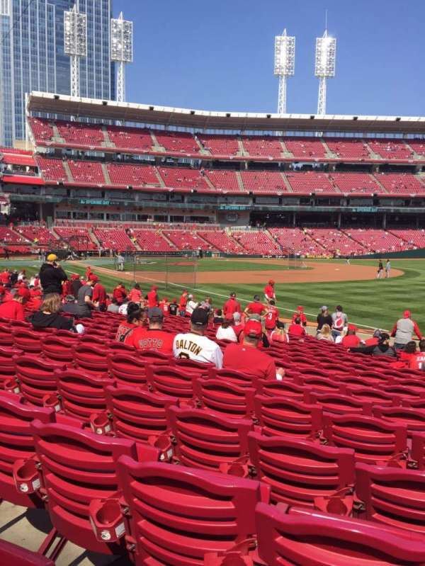 Great American Ball Park, section: 135, row: R