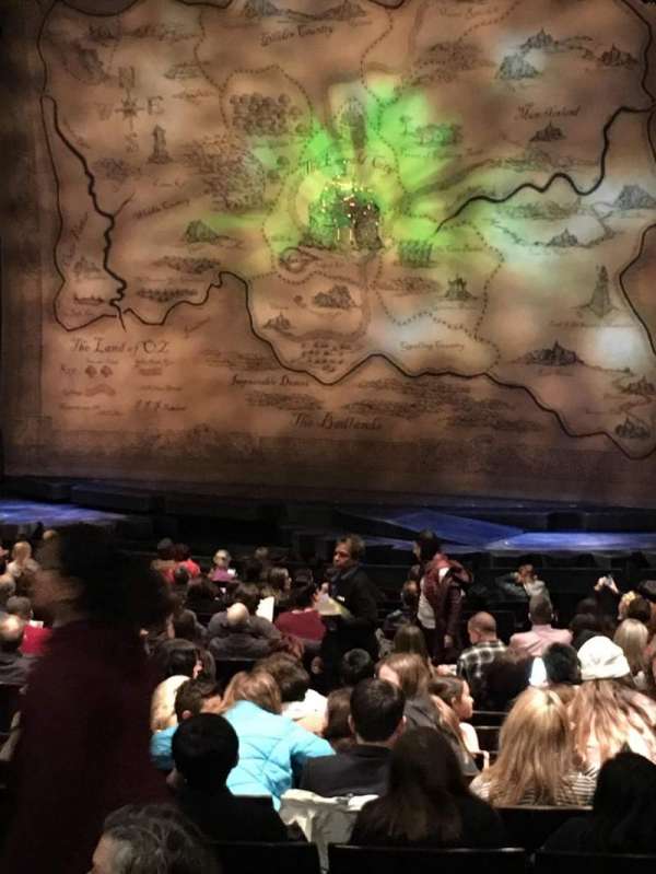 Gershwin Theatre, section: Orchestra R, row: T, seat: 20