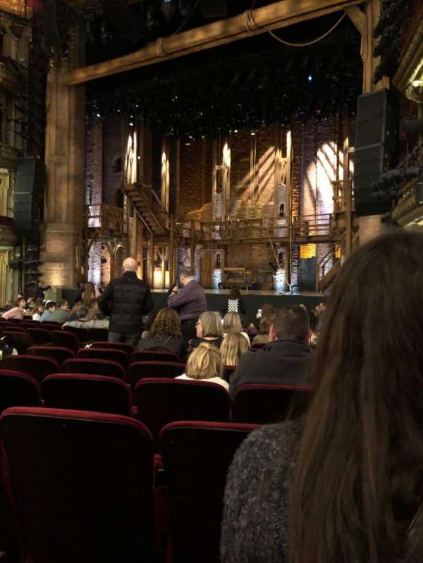 CIBC Theatre, section: Orchestra R, row: Q, seat: 14