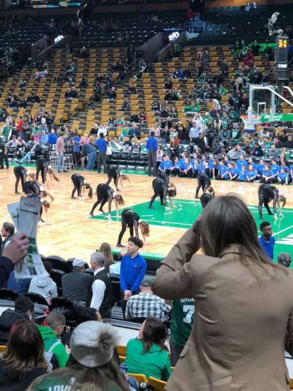 TD Garden, section: 20, row: 11, seat: 9
