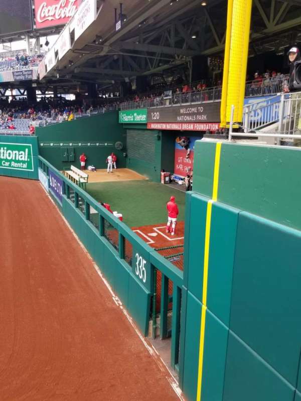 Nationals Park, section: 137, row: AA, seat: 12