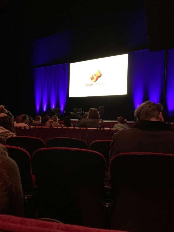 Wang Theatre, section: Orchestra RC, row: D, seat: 16