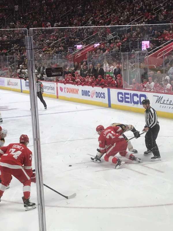 Little Caesars Arena, section: 103, row: 6, seat: 1