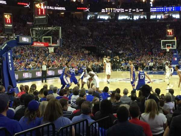 Xfinity Mobile Arena, section: 109, row: 3, seat: 17