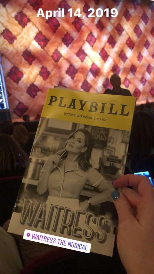 Lena Horne Theatre, section: Orchestra L, row: J, seat: 15