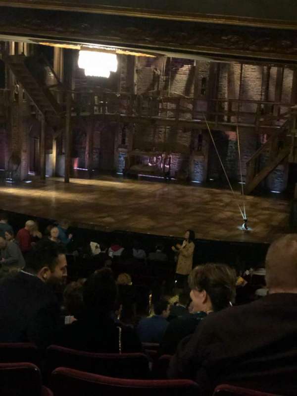 Richard Rodgers Theatre, section: Orchestra R, row: U, seat: 18