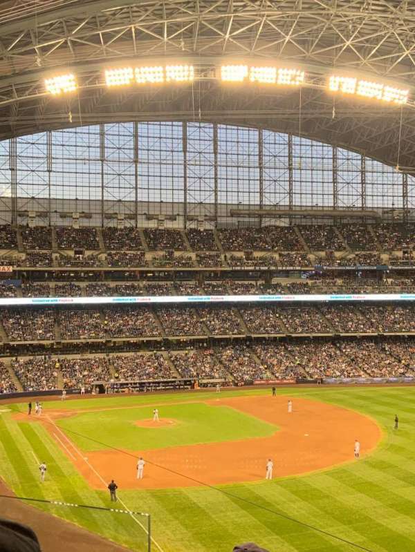 American Family Field, section: 307, row: 4, seat: 4