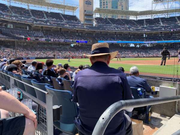 Petco Park, section: 115, row: 4, seat: 1