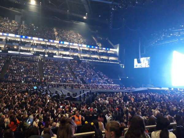 The O2, London, section: 111, row: K, seat: 335