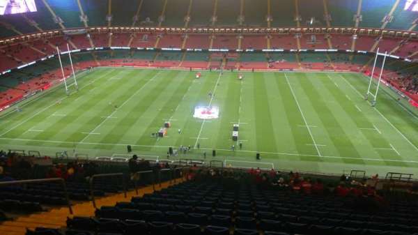 Principality Stadium, section: U8, row: 33, seat: 07