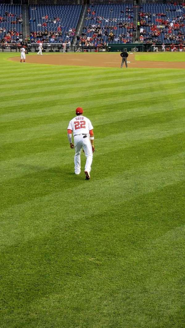 Nationals Park, section: 103, row: A, seat: 1