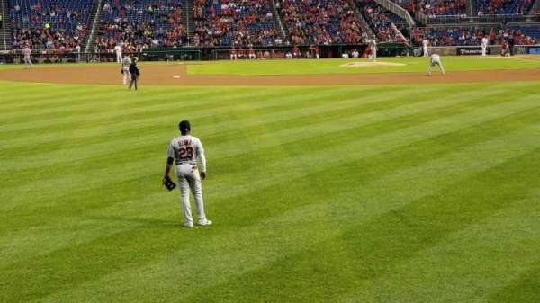 Nationals Park, section: 103, row: A, seat: 1