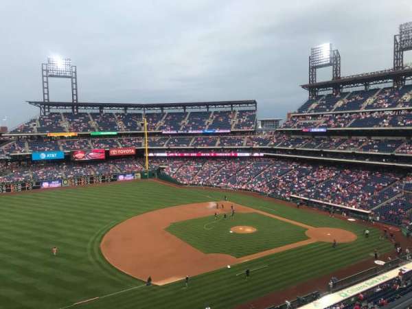Citizens Bank Park, section: 329, row: 1, seat: 1