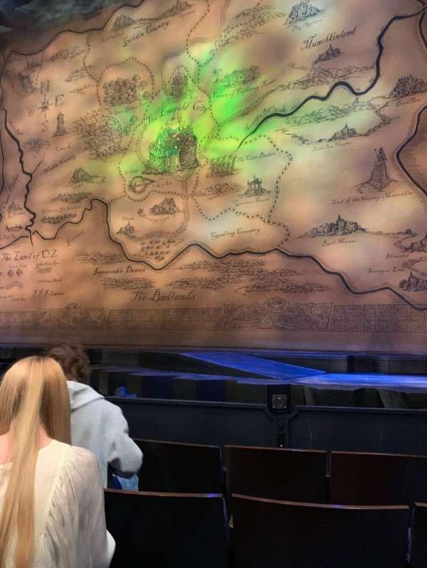Gershwin Theatre, section: ORCHESTRA C, row: EE, seat: 118