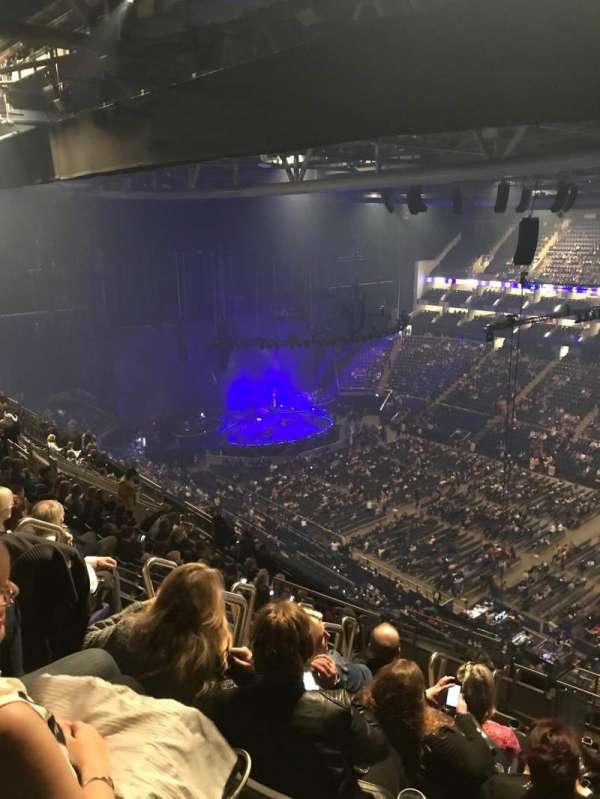 The O2, London, section: 406, row: Q, seat: 592